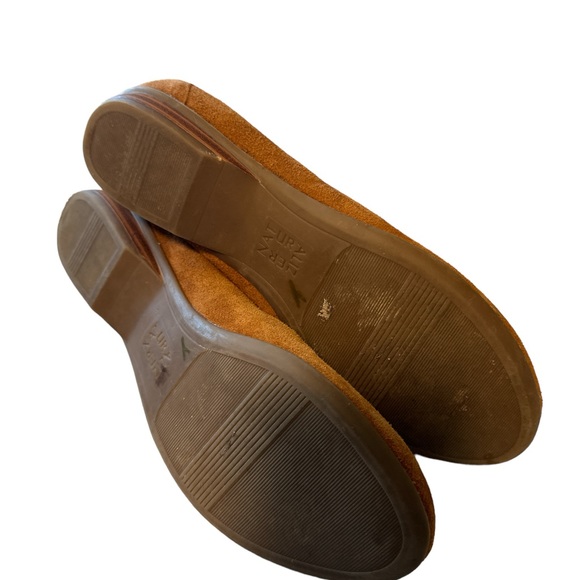 🍀 Neutralizer Camel Suede Flats Size 6 - Picture 5 of 5